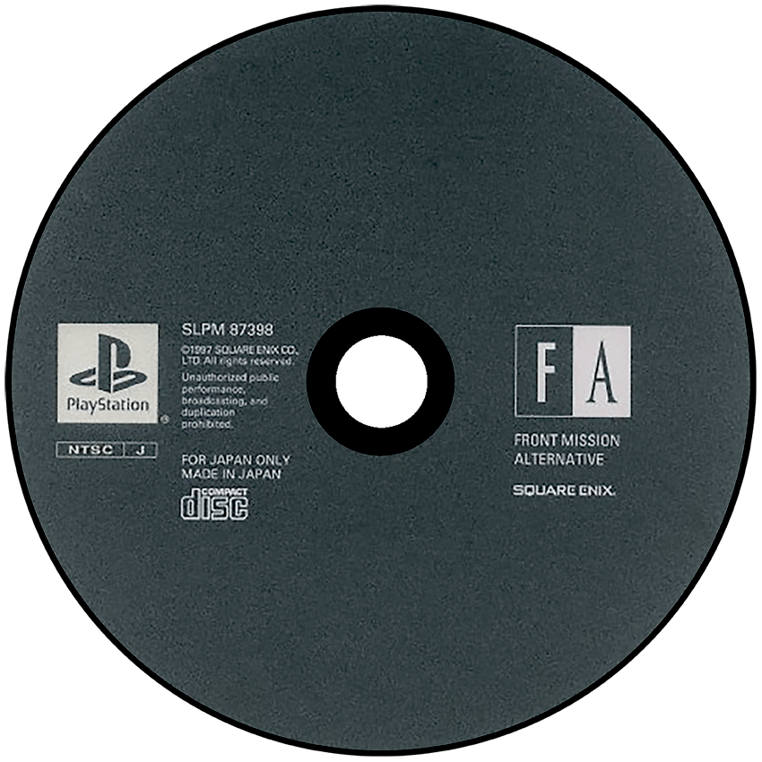 Front Mission Alternative media 5 for Playstation